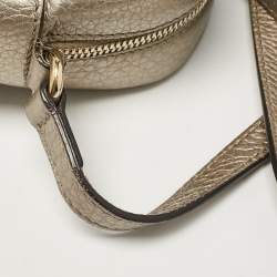 Pre Owned Gucci Beige Leather Small Soho Disco Crossbody Bag