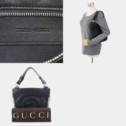 Gucci Black Leather Blondie Small Tote Bag