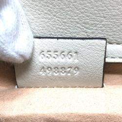 Gucci White GG Marmont bag