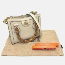 Gucci White GG Marmont bag