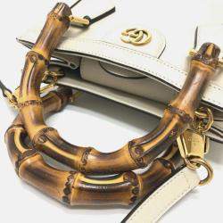 Gucci White GG Marmont bag