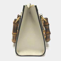 Gucci White GG Marmont bag