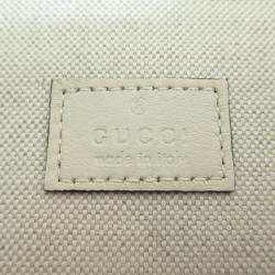 Gucci White leather Mini Top Handle Shoulder Bag