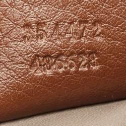 Pre Owned Gucci Dark Brown Leather Lady Tassel Hobo