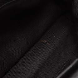 Pre Owned Gucci Black Leather Medium Bamboo Shopper Tote