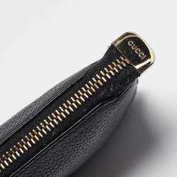 Pre Owned Gucci Black Leather Soho Wristlet Clutch