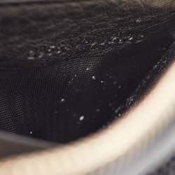 Pre Owned Gucci Black Leather Soho Wristlet Clutch