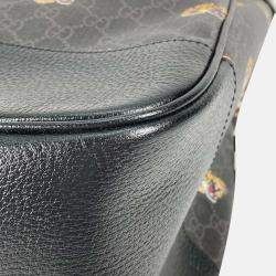 Gucci Black Interlocking G Tiger Backpack