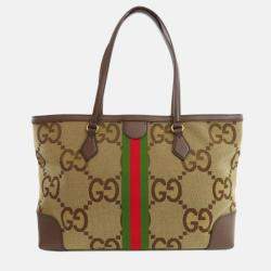 Gucci Canvas Offdia GG Medium Tote Bag
