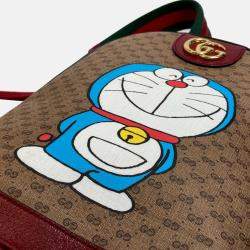 Gucci Beige x Red GG Supreme Backpack