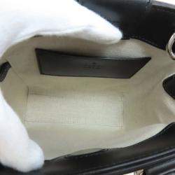 Gucci calf leather GG embossed handbag