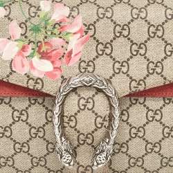 Pre Owned حقيبة كتف غوتشي ديونيسوس سويدي وكانفاس جي جي سوبريم بيج صغيرة