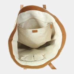 Pre Owned Gucci Brown GG Supreme Canvas Tote Bag