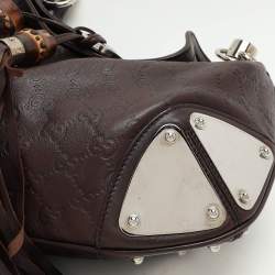 Gucci Brown Guccissima Leather Babouska Indy Hobo