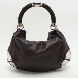 Gucci Brown Guccissima Leather Babouska Indy Hobo