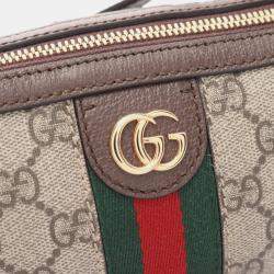 Gucci Ophidia Gg Supreme Coated Canvas Leather Beige Brown Multicolor Shoulder Bag