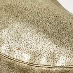 Gucci Gold Leather Bamboo Ring Hobo