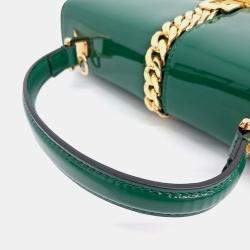 Gucci Patent Sylvie 1969 Mini Top Handle Bag