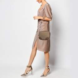 مملوكة مسبقًا Gucci Brown/Beige GG Canvas and Leather Bree Crossbody Bag