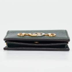 Gucci Green Leather Zumi Wallet On Chain