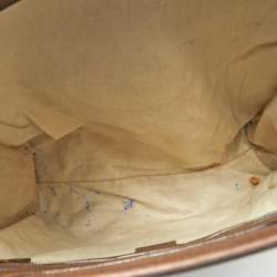 Pre Owned Gucci Beige/Brown GG Supreme Canvas and Leather Neo Vintage Tote