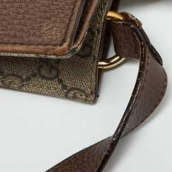 Pre Owned Gucci Beige/Brown GG Supreme Canvas and Leather Neo Vintage Tote