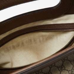 Pre Owned Gucci Beige/Brown GG Supreme Canvas and Leather Neo Vintage Tote