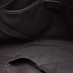 Gucci Black GG Canvas GG Charm Dome Satchel