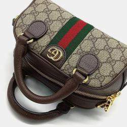 Pre Owned Gucci GG Ophidia Mini Tote And Shoulder Bag