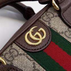 Pre Owned Gucci GG Ophidia Mini Tote And Shoulder Bag