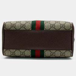 Pre Owned Gucci GG Ophidia Mini Tote And Shoulder Bag