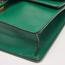 Gucci Green Leather Mini Dionysus Shoulder Bag