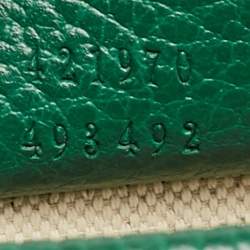 Gucci Green Leather Mini Dionysus Shoulder Bag