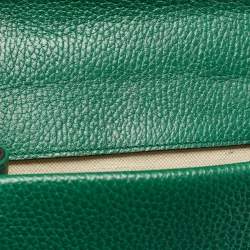 Gucci Green Leather Mini Dionysus Shoulder Bag