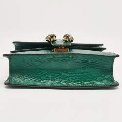 Gucci Green Leather Mini Dionysus Shoulder Bag