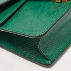 Gucci Green Leather Mini Dionysus Shoulder Bag