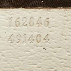 Gucci Beige GG Canvas and Leather Princy Wristlet Clutch