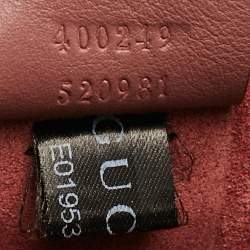 Gucci Pink/Beige Signature Coated Canvas and Suede Small Dionysus Shoulder Bag