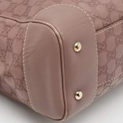 Pre Owned حقيبة يد توتس غوتشي "مايفير" جلد و كانفاس جي جي كريمي و بيج