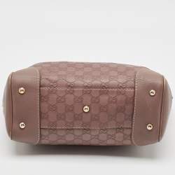 Pre Owned حقيبة يد توتس غوتشي "مايفير" جلد و كانفاس جي جي كريمي و بيج