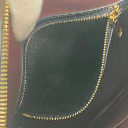 Gucci Beige x Dark Navy Horsebit 1955 Shoulder Bag
