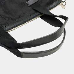 Gucci Black Nylon Canvas Off The Grid Boston Duffle Bag