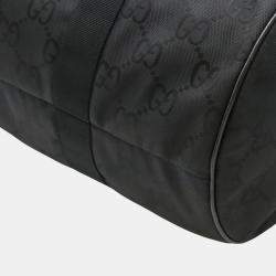 Gucci Black Nylon Canvas Off The Grid Boston Duffle Bag