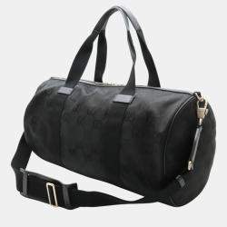 Gucci Black Nylon Canvas Off The Grid Boston Duffle Bag