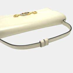 Pre Owned Gucci Off White Chain Shoulder Bag