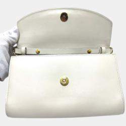 Pre Owned Gucci Off White Chain Shoulder Bag