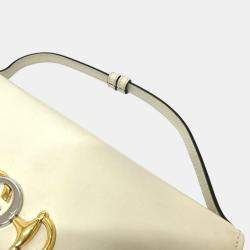 Pre Owned Gucci Off White Chain Shoulder Bag