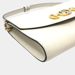 Pre Owned Gucci Off White Chain Shoulder Bag