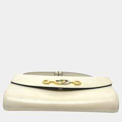 Pre Owned Gucci Off White Chain Shoulder Bag