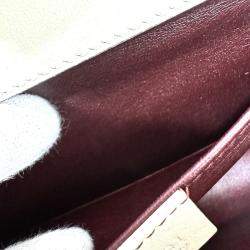 Pre Owned Gucci Off White Chain Shoulder Bag